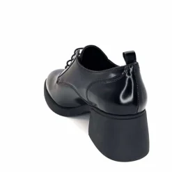 Talon|Elégant<marcha / m.moustafa Derbies à Talon Ivoire Snj 2003 Cuir Glacé Noir