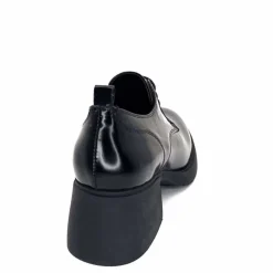 Talon|Elégant<marcha / m.moustafa Derbies à Talon Ivoire Snj 2003 Cuir Glacé Noir