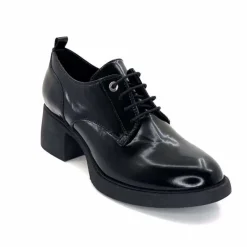 Talon|Elégant<marcha / m.moustafa Derbies à Talon Ivoire Snj 2003 Cuir Glacé Noir