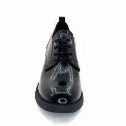 Talon|Elégant<marcha / m.moustafa Derbies à Talon Ivoire Snj 2003 Cuir Glacé Noir