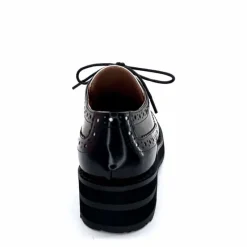 Masculin|Lacets<bibi lou - navima Derbies Bibi Lou 593z15 Cuir Glacé & Blanco Noir