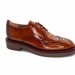 Masculin|Lacets<Hispanitas Derbies Hi 243519 Brookly Cuir Vernis Marron
