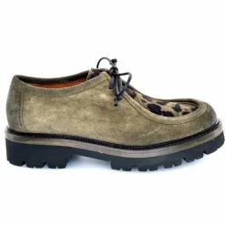 Masculin|Animalier<Ivoire0156 Derbies Ivoire 3225 Carrie Daim Kaki