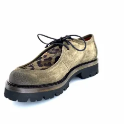 Masculin|Animalier<Ivoire0156 Derbies Ivoire 3225 Carrie Daim Kaki