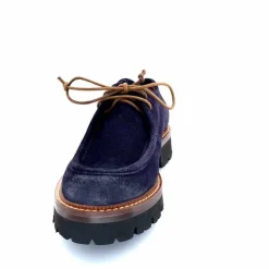 Masculin|Lacets<Ivoire0156 Derbies Ivoire 3225 Carrie Daim Bleu Marine