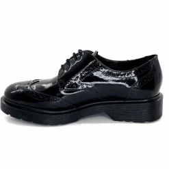 Masculin|Elégant<Ivoire0235a Derbies Ivoire 25900 Cuir Vernis Noir