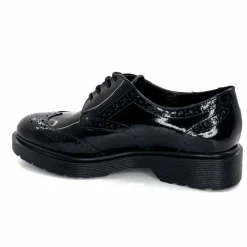Masculin|Elégant<Ivoire0235a Derbies Ivoire 25900 Cuir Vernis Noir