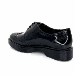 Masculin|Elégant<Ivoire0235a Derbies Ivoire 25900 Cuir Vernis Noir