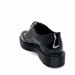 Masculin|Elégant<Ivoire0235a Derbies Ivoire 25900 Cuir Vernis Noir