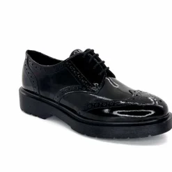 Masculin|Elégant<Ivoire0235a Derbies Ivoire 25900 Cuir Vernis Noir