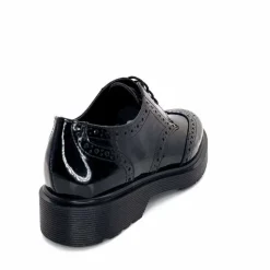 Masculin|Elégant<Ivoire0235a Derbies Ivoire 25900 Cuir Vernis Noir