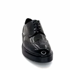 Masculin|Elégant<Ivoire0235a Derbies Ivoire 25900 Cuir Vernis Noir