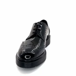 Masculin|Elégant<Ivoire0235a Derbies Ivoire 25900 Cuir Vernis Noir