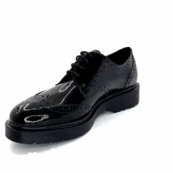 Masculin|Elégant<Ivoire0235a Derbies Ivoire 25900 Cuir Vernis Noir
