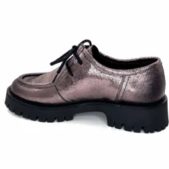 Masculin|Basic<We Do Derbies Ivoire 22313 Veau Velour Crack GrisMétal