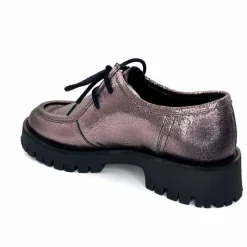 Masculin|Basic<We Do Derbies Ivoire 22313 Veau Velour Crack GrisMétal