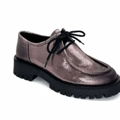 Masculin|Basic<We Do Derbies Ivoire 22313 Veau Velour Crack GrisMétal