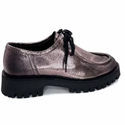 Masculin|Basic<We Do Derbies Ivoire 22313 Veau Velour Crack GrisMétal