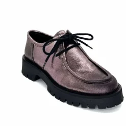 Masculin|Basic<We Do Derbies Ivoire 22313 Veau Velour Crack GrisMétal