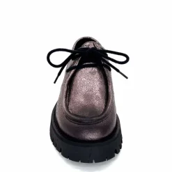 Masculin|Basic<We Do Derbies Ivoire 22313 Veau Velour Crack GrisMétal