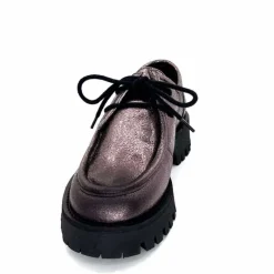 Masculin|Basic<We Do Derbies Ivoire 22313 Veau Velour Crack GrisMétal