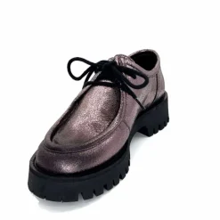 Masculin|Basic<We Do Derbies Ivoire 22313 Veau Velour Crack GrisMétal