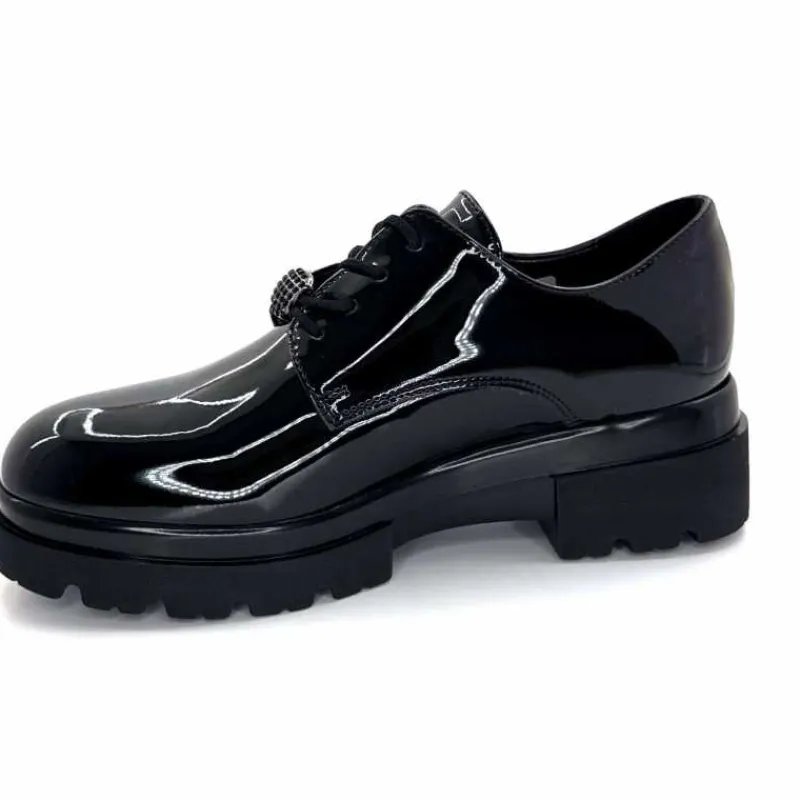 Basic|Lacets<Ivoire0130a Derbies Ivoire 2g5279 Vernis Noir