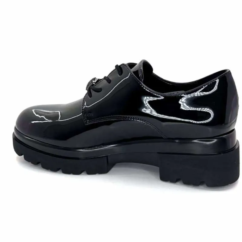 Basic|Lacets<Ivoire0130a Derbies Ivoire 2g5279 Vernis Noir