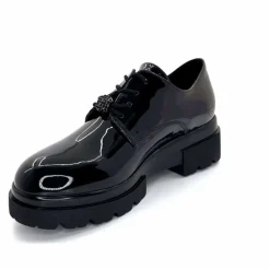 Basic|Lacets<Ivoire0130a Derbies Ivoire 2g5279 Vernis Noir