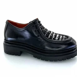 Masculin|Compensées & Plateformes<Mjus Derbies T60124 201 Cuir Noir