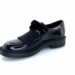 Elégant|Lacets<Myma Derbies 7819/00 Cuir Vernis Noir