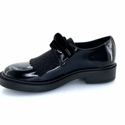 Elégant|Lacets<Myma Derbies 7819/00 Cuir Vernis Noir