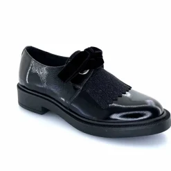 Elégant|Lacets<Myma Derbies 7819/00 Cuir Vernis Noir