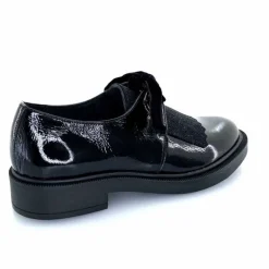 Elégant|Lacets<Myma Derbies 7819/00 Cuir Vernis Noir