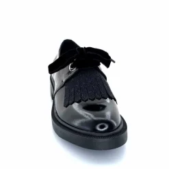 Elégant|Lacets<Myma Derbies 7819/00 Cuir Vernis Noir