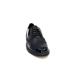 Masculin|Lacets<Myma Derbies 7009/00 Cuir Vernis Noir
