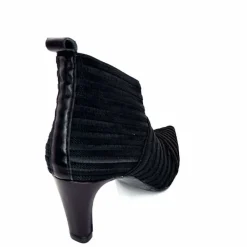 Féminin|Elégant<Ivoire0376 Escarpins à Rayures Ivoire 12101 Textile Noir