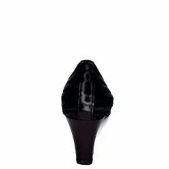 Soirée|Féminin<Ivoire0376 Escarpins à Rayures Ivoire 2111 Textile Noir