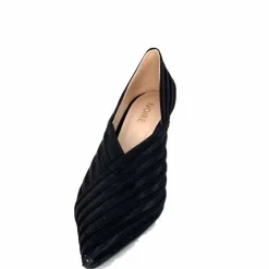 Soirée|Féminin<Ivoire0376 Escarpins à Rayures Ivoire 2111 Textile Noir