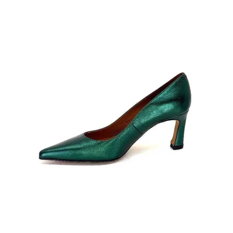 Féminin|Elégant<angel alarcon Escarpins A23548 Cuir Vert