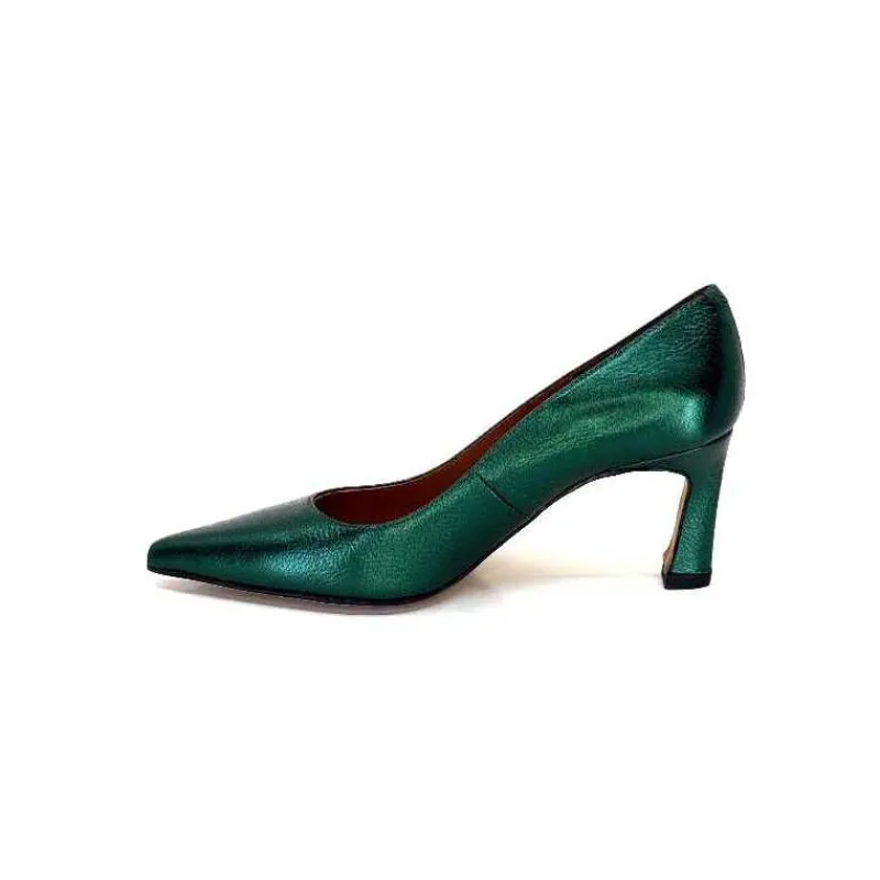Féminin|Elégant<angel alarcon Escarpins A23548 Cuir Vert