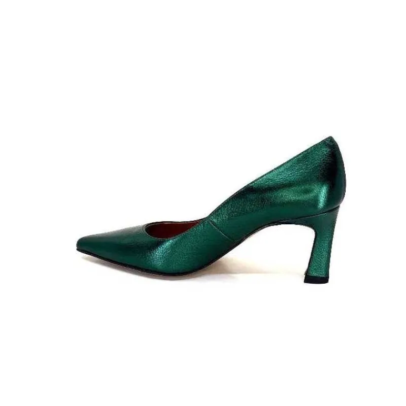 Féminin|Elégant<angel alarcon Escarpins A23548 Cuir Vert