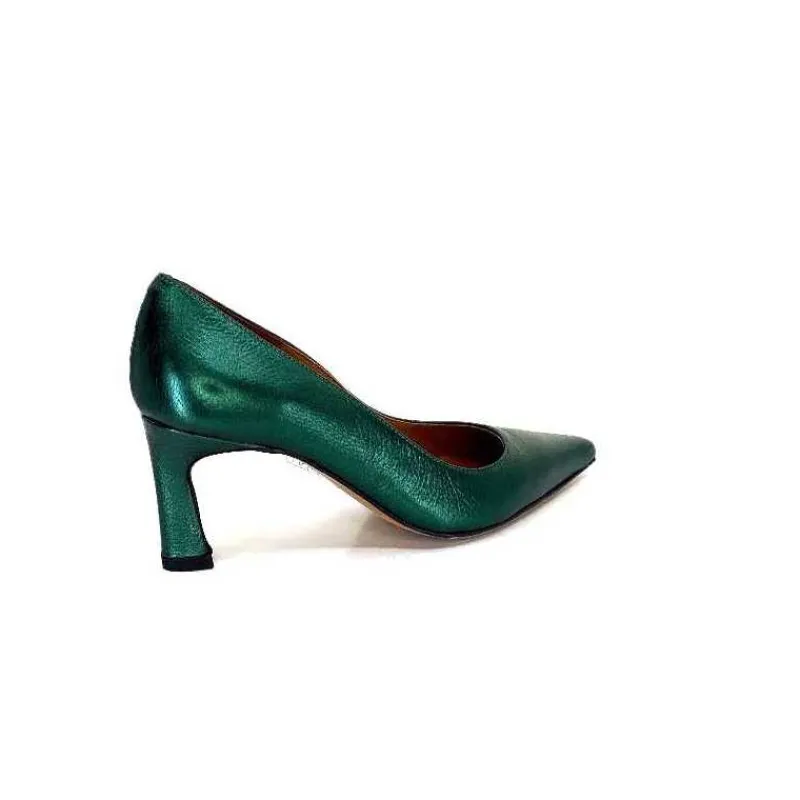 Féminin|Elégant<angel alarcon Escarpins A23548 Cuir Vert