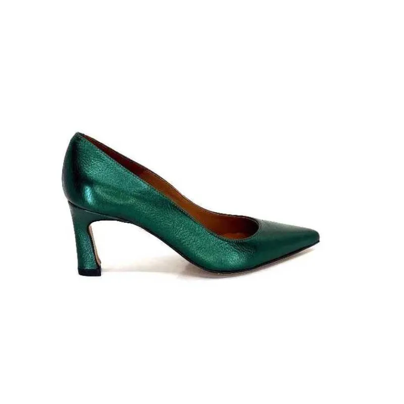 Féminin|Elégant<angel alarcon Escarpins A23548 Cuir Vert