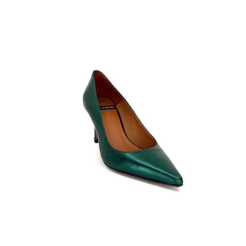Féminin|Elégant<angel alarcon Escarpins A23548 Cuir Vert