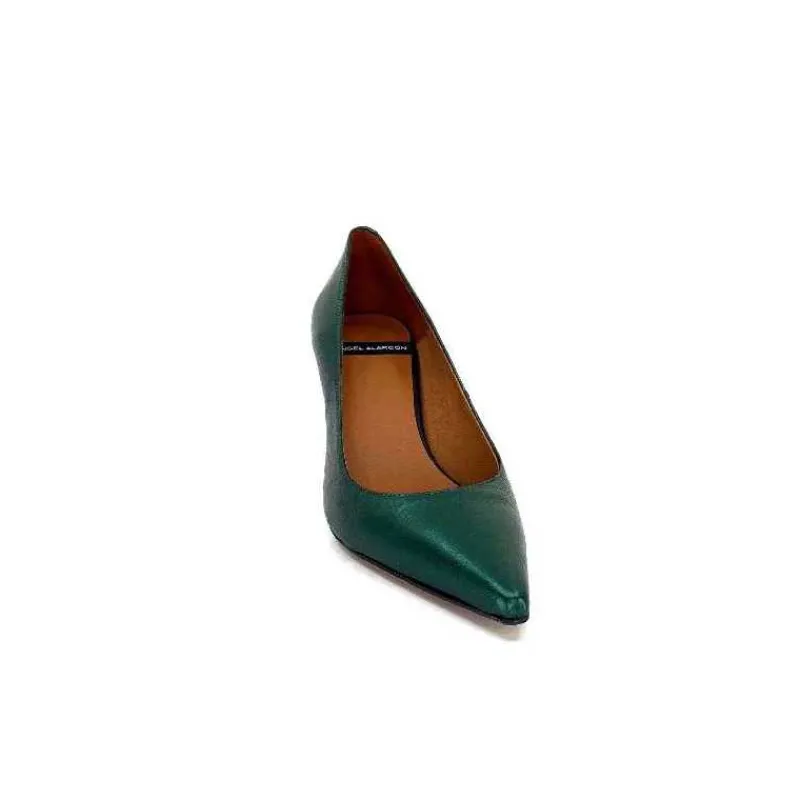 Féminin|Elégant<angel alarcon Escarpins A23548 Cuir Vert