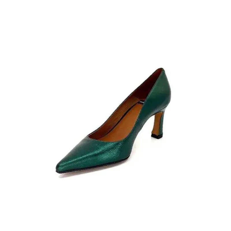 Féminin|Elégant<angel alarcon Escarpins A23548 Cuir Vert