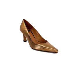 Féminin|Elégant<angel alarcon Escarpins A23548 Cuir Cobalto Bronze