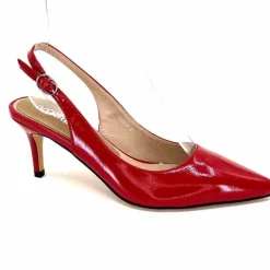 Soirée|Escarpins<Ivoire0130a Escarpins Bride Arrière Ivoire 8D5197 Vernis Rouge