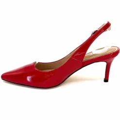 Soirée|Escarpins<Ivoire0130a Escarpins Bride Arrière Ivoire 8D5197 Vernis Rouge